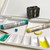 A lifestyle image of Daniel Smith Extra Fine Watercolor Sticks in use.