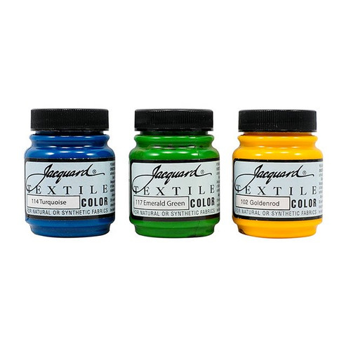 An image of Jacquard Textile Colors bottles.