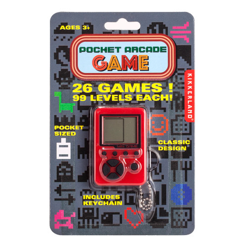 An image of a Kikkerland Pocket Arcade Game.