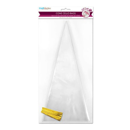 An image of Multicraft Cone Cellophane Bags.