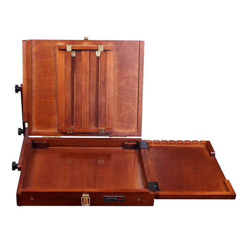 An image of a Jack Richeson Medium Sienna Plein Air Pochade Box.