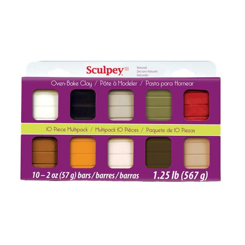 An Image of Sculpey III Basic Colors Set