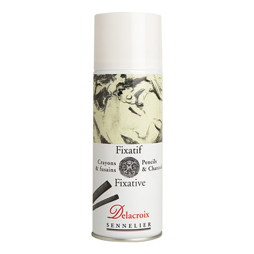 An image of Sennelier Delacroix Pencil & Charcoal Fixative Spray.