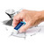 A lifestyle image of a Staedtler Mars Plastic Combi Eraser in use.