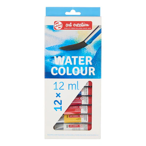 An image of a Talens Art Creation 12-Color Watercolor Set.
